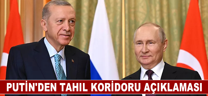 Putin'den tahıl koridoru açıklaması: Yaptırımlar kalkarsa tahıl anlaşmasını yeniden canlandırabiliriz