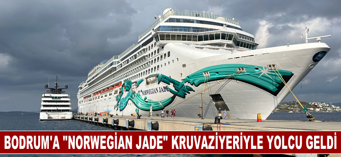 Bodrum'a "Norwegian Jade" kruvaziyeriyle 2 bin 513 yolcu geldi