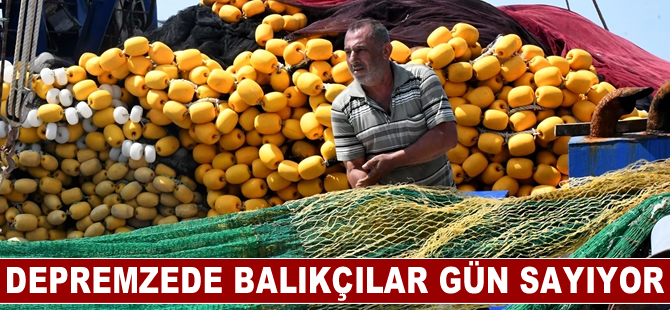 Hatay'da depremzede balıkçılar mavi sularla buluşmak için gün sayıyor