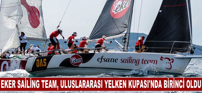 Eker Sailing Team, 8. Deniz Kızı Uluslararası Yelken Kupası'nda birinci oldu