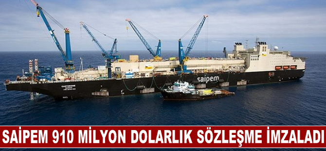 Saipem 910 milyon dolar değerinde yeni sözleşme imzaladı