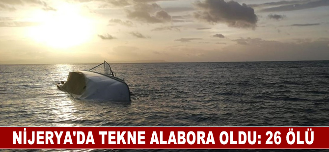 Nijerya'da bir teknenin alabora olması sonucu 26 kişi öldü