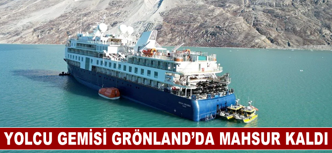 Grönland’ın kuzeydoğusunda lüks yolcu gemisi mahsur kaldı