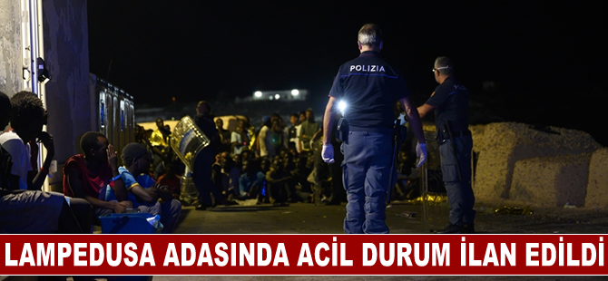 Düzensiz göç akınına uğrayan Lampedusa Adası'nda acil durum ilan edildi