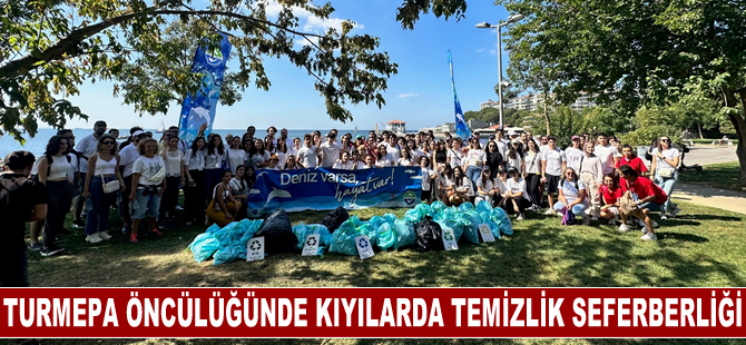 TURMEPA öncülüğünde kıyılarda temizlik seferberliği: 200 gönüllü 120 kilogram atık topladı