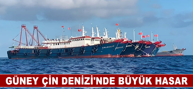 Filipinler, Çin ile ihtilaflı sulardaki deniz hayatında "büyük hasar" olduğunu iddia etti