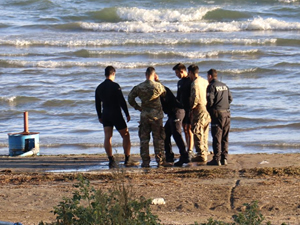 Eğirdir Gölü'nde bulunan 9 el bombası imha edildi