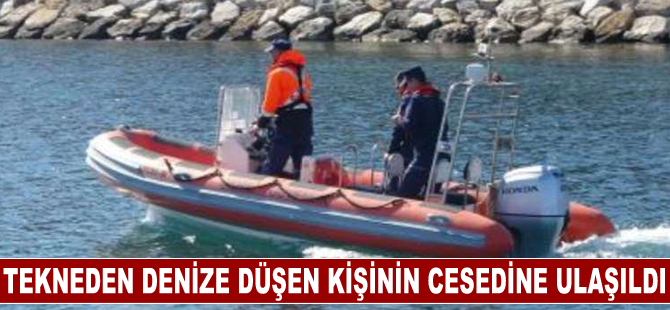 Kuşadası'nda tekneden denize düşen kişinin cesedine ulaşıldı