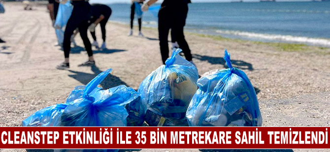 Daha temiz bir dünya için Cleanstep etkinliği ile 3 yılda 35 bin metrekare sahili temizlediler