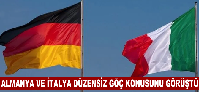 Almanya ve İtalya dışişleri bakanları Berlin’de düzensiz göç konusunu görüştü