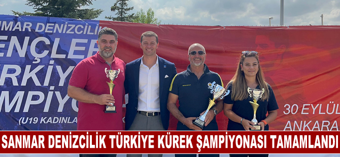 Sanmar Denizcilik Gençler Türkiye Kürek Şampiyonası tamamlandı