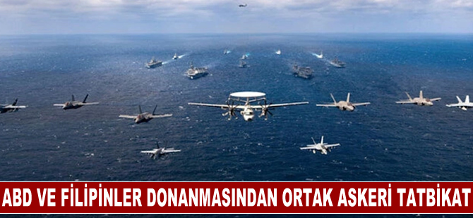 ABD ve Filipinler donanmasının ortak askeri tatbikatı "Samasama" başladı