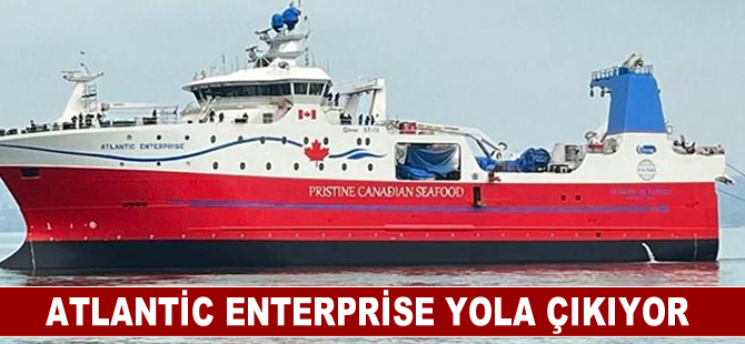 Balıkçı gemisi Atlantic Enterprise yola çıkıyor