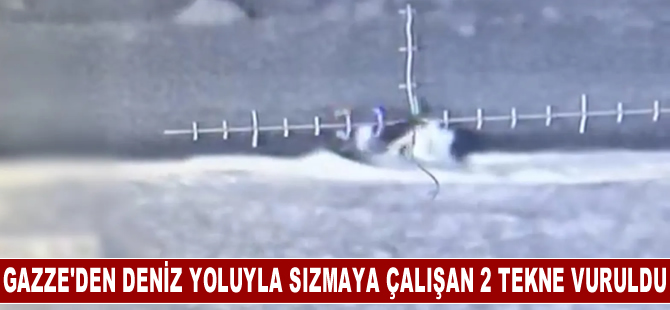 İsrail ordusu: Gazze'den deniz yoluyla sızmaya çalışan 2 bot ile 2 tekne vuruldu