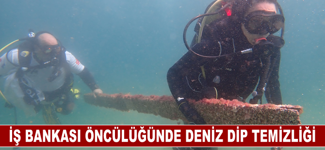 İş Bankası öncülüğünde deniz dip temizliği