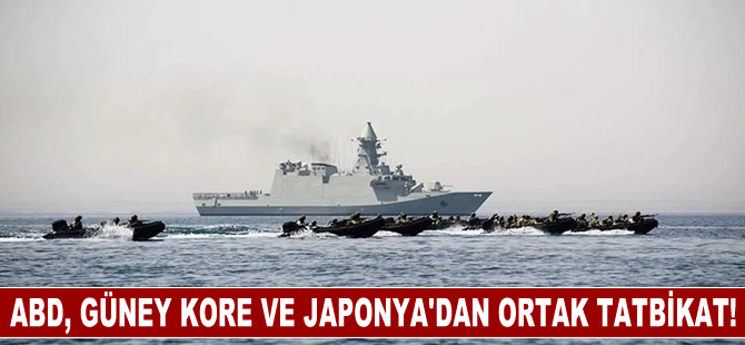 ABD, Güney Kore ve Japonya'dan ortak tatbikat!