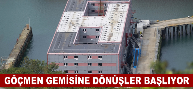 Göçmen gemisine dönüşler başlıyor