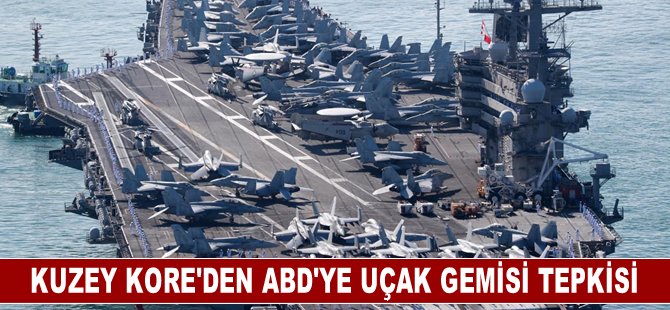 Kuzey Kore'den ABD'ye uçak gemisi tepkisi