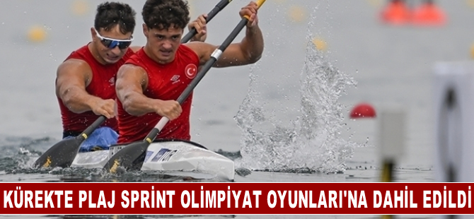 Kürekte plaj sprint dalı 2028 Olimpiyat Oyunları'na dahil edildi