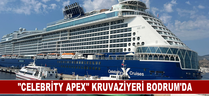 Bodrum'a "Celebrity Apex" kruvaziyeriyle 2 bin 538 yolcu geldi