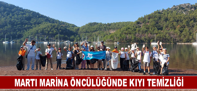 Martı Marina öncülüğünde kıyı ve çevre temizliği