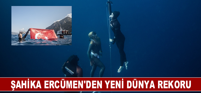 Milli sporcu Şahika Ercümen'den Cumhuriyet'in 100. yılında yeni dünya rekoru