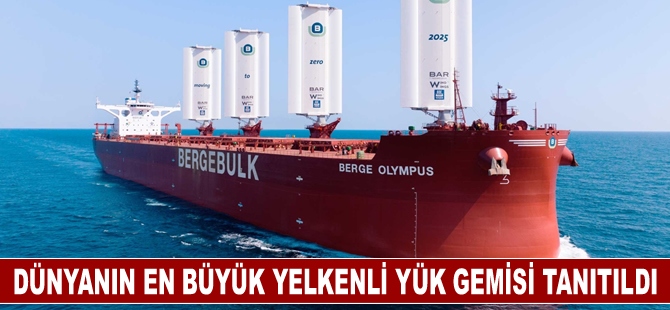 Dünyanın En Büyük Yelkenli Yük Gemisi Tanıtıldı