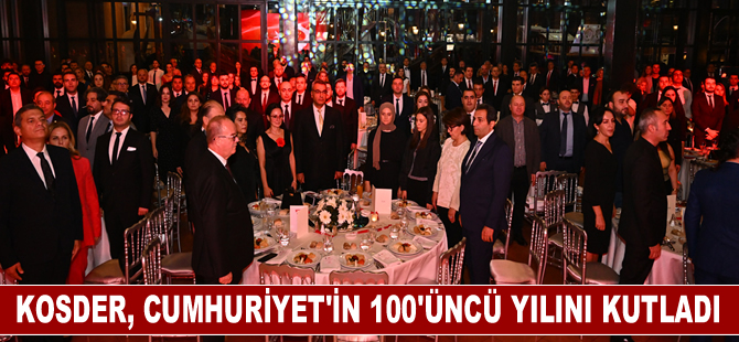 KOSDER, Cumhuriyet’in 100’üncü yılını kutladı