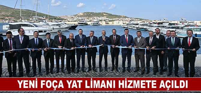 Yeni Foça Yat Limanı hizmete açıldı