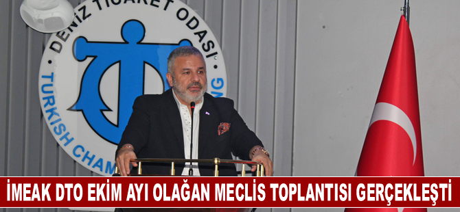 İMEAK DTO Aliağa Şubesi Ekim ayı Olağan Meclis Toplantısı gerçekleşti