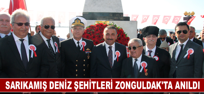 Sarıkamış deniz şehitleri Zonguldak'ta anıldı