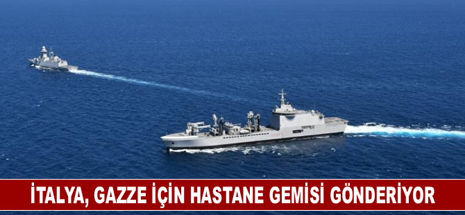 İtalya, Gazze için hastane gemisi gönderiyor