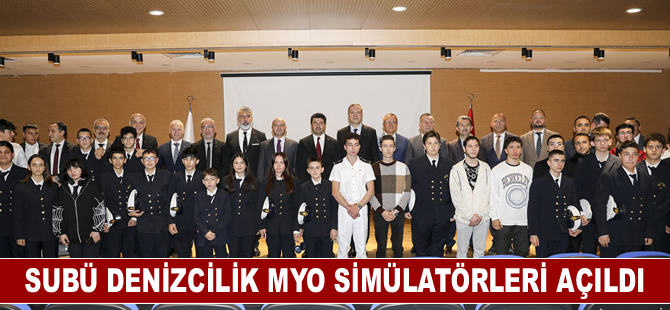 SUBÜ Denizcilik MYO simülatörleri açıldı