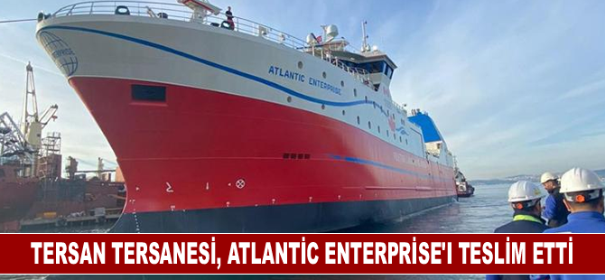 Tersan Tersanesi, Atlantic Enterprise'ı teslim etti