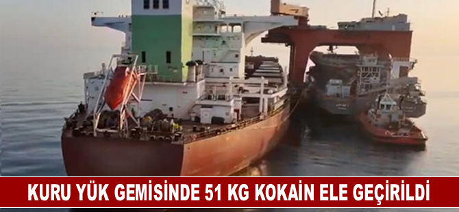 Adana'da Liberya bandıralı BERGE TORRE isimli gemide 51 kilogram kokain ele geçirildi