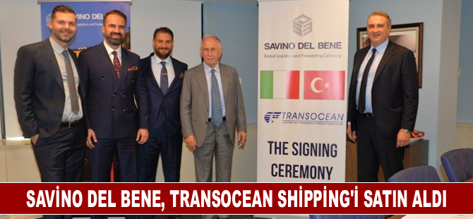 Savino Del Bene, Türk şirketi Transocean Shipping'i satın aldı