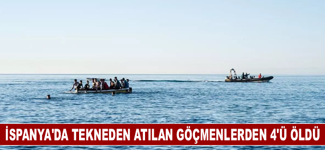 İspanya'da sürat teknesinden atılan düzensiz göçmenlerden 4'ü öldü