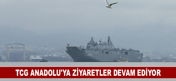 TCG Anadolu'ya ziyaretler devam ediyor