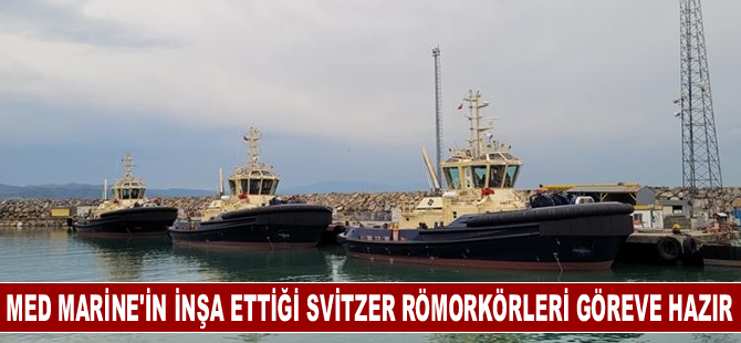 Med Marine'in inşa ettiği Svitzer römorkörleri göreve hazır