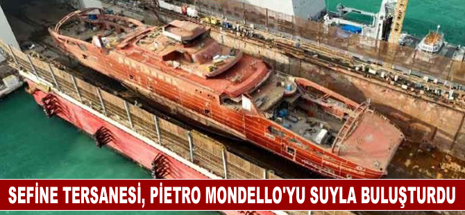 Sefine Tersanesi, Pietro Mondello’yu suyla buluşturdu