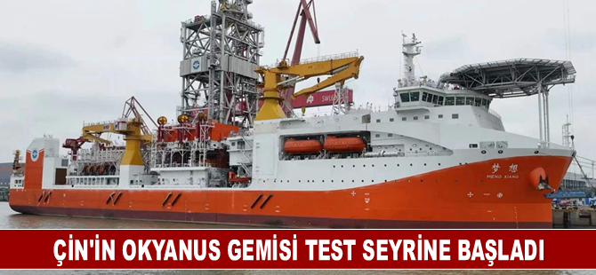 Çin’in okyanus gemisi, test seyrine başladı