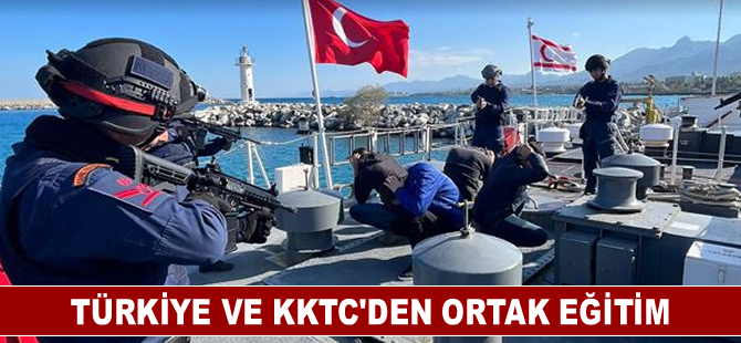 Türkiye ile KKTC arasında ortak liman ve deniz eğitimleri yapıldı