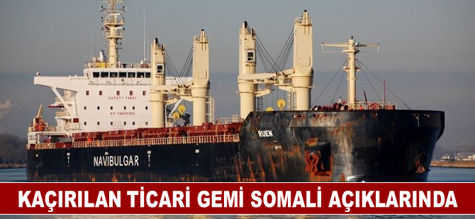 Kaçırılan ticari gemi Somali açıklarında