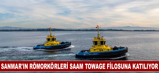 Sanmar'ın elektrikli römorkörleri SAAM Towage filosuna katılıyor