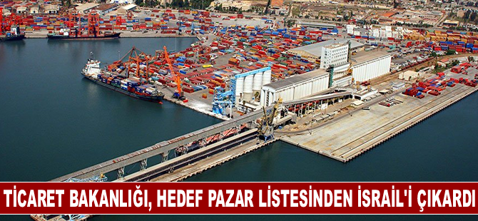 Ticaret Bakanlığı, hedef pazar listesinden İsrail'i çıkardı