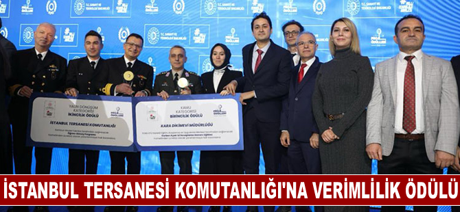 İstanbul Tersanesi Komutanlığı’na verimlilik ödülü