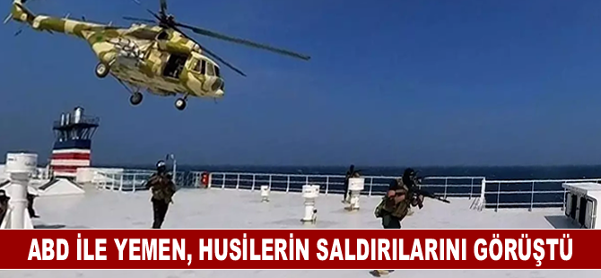 Yemen ve ABD, Husilerin Kızıldeniz ve Aden Körfezi'ndeki saldırılarını görüştü