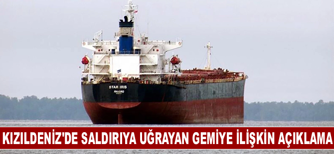 Kızıldeniz'de saldırıya uğrayan geminin Yunan şirketine ait olduğu açıklandı