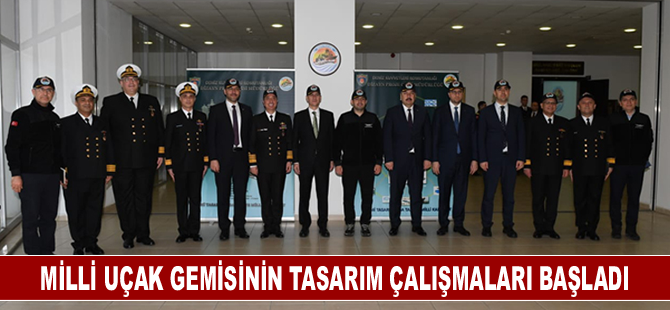 Milli uçak gemisinin tasarım çalışmaları başladı