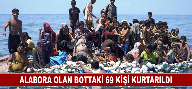 Alabora olan bottaki 69 kişi daha kurtarıldı